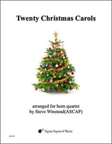 Twenty Christmas Carols F Horn Quartet cover